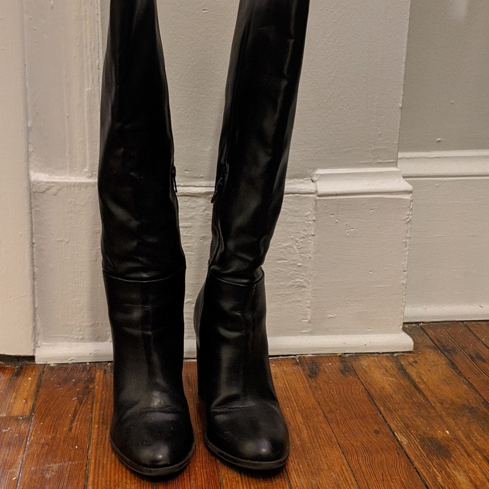 Joy Tall Block Heeled Boots (7.5) - Picture 5 of 8
